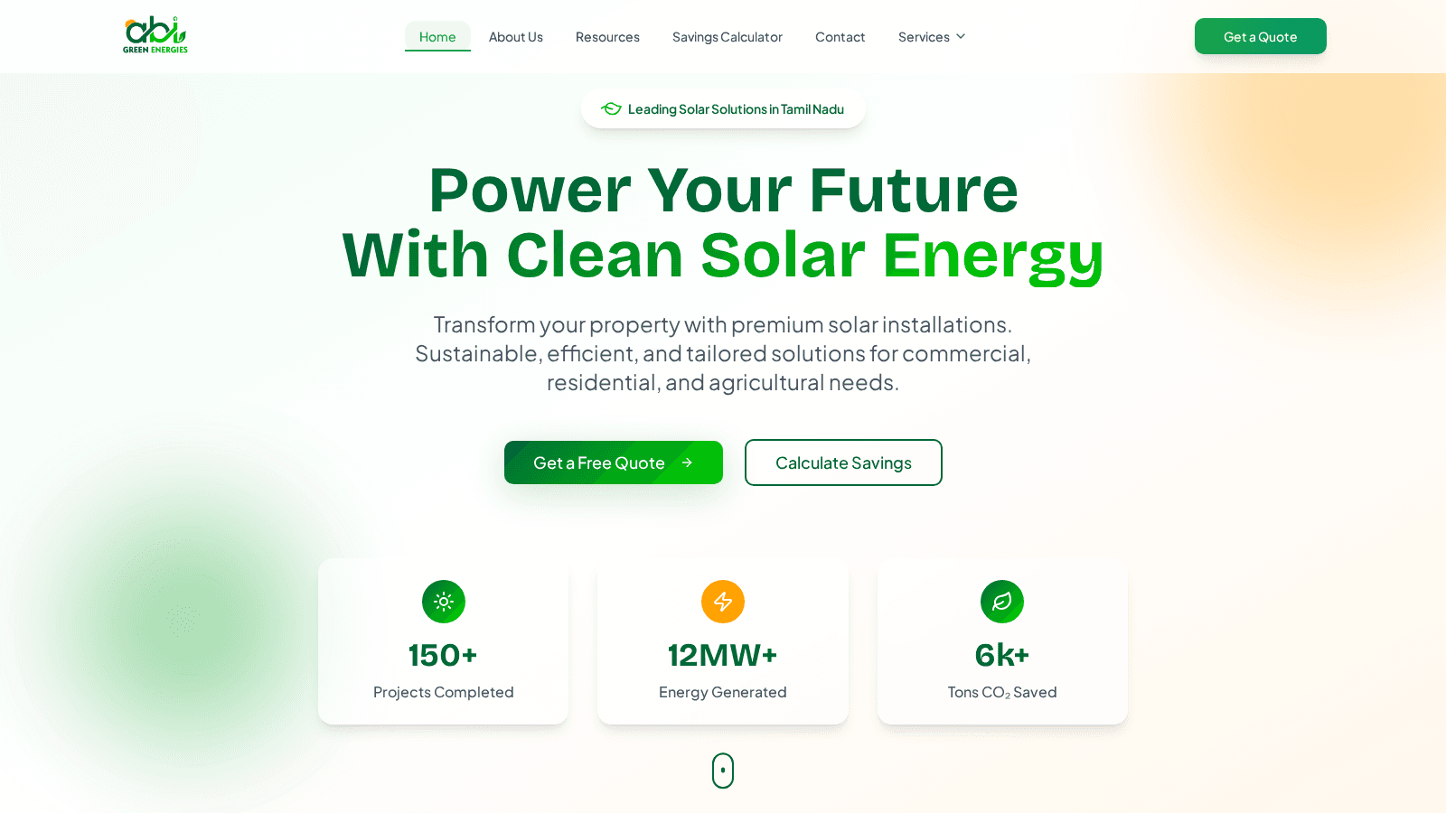 Abi Green Energies — Solar Rooftop