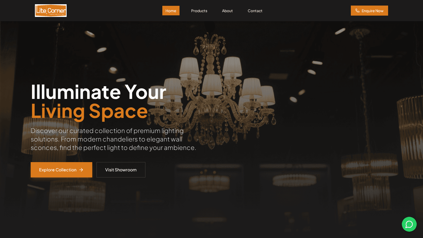 Litecorner — Designer Lighting D2C